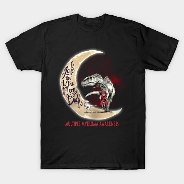 multiple myeloma dinosaur T-Shirt by TeesCircle